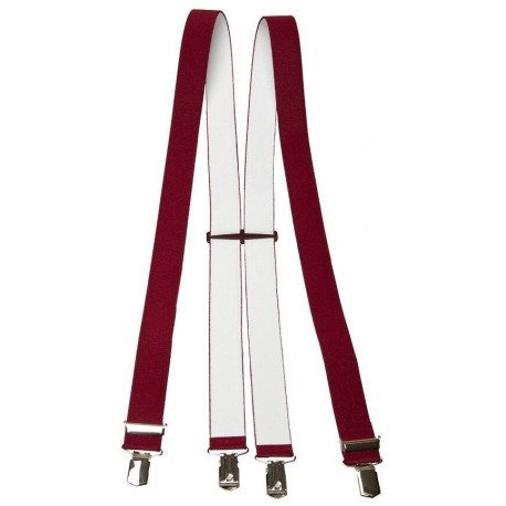 Brede bordeaux bretels