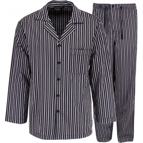Ambassador pyjama - grijs gestreept